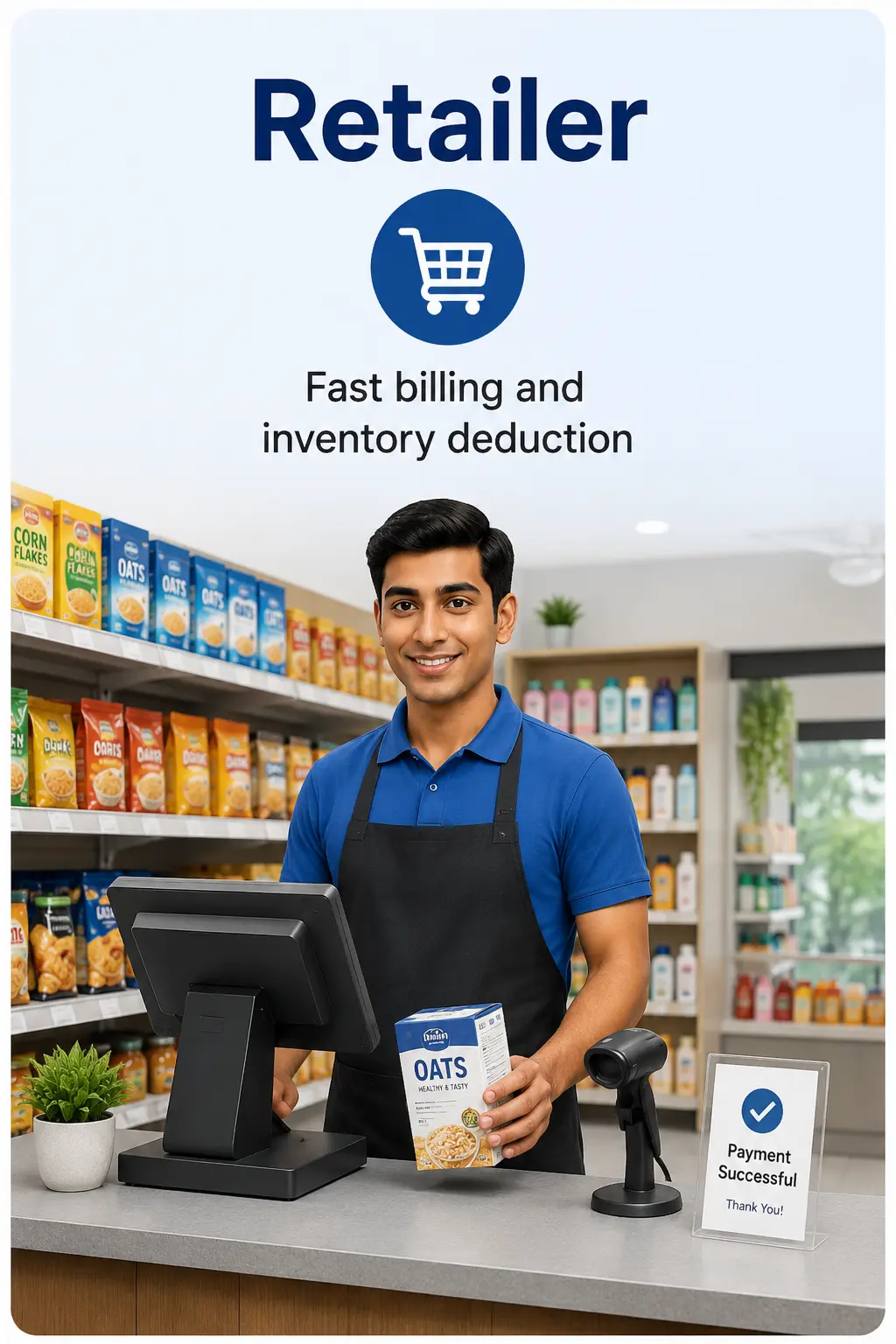 Retail accounting and billing software using BusinessBook Plus